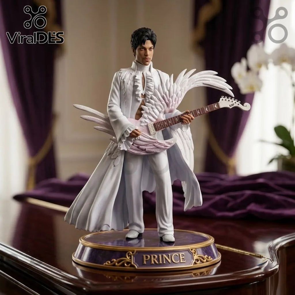 Prince The Vinyl Dove Collection White Resin Statue