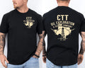 Retro CTT Oil Exploration And Cattle EST 2026 For Men Women Front & Back T-Shirt