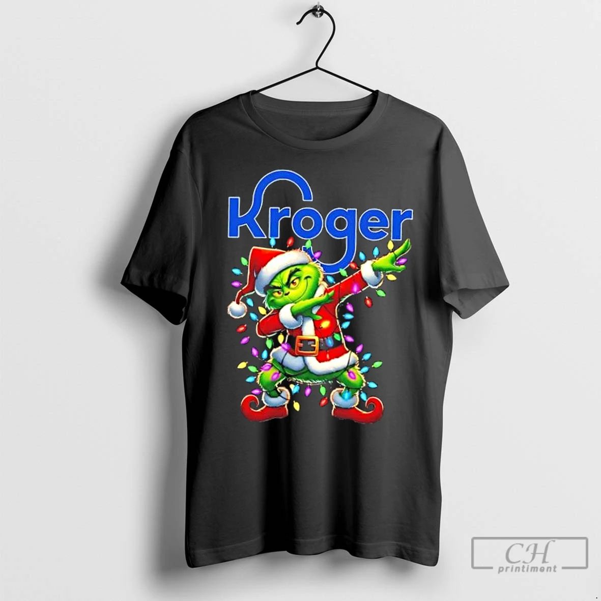 Classic Kroger Grinch Dabbing Merry Christmas