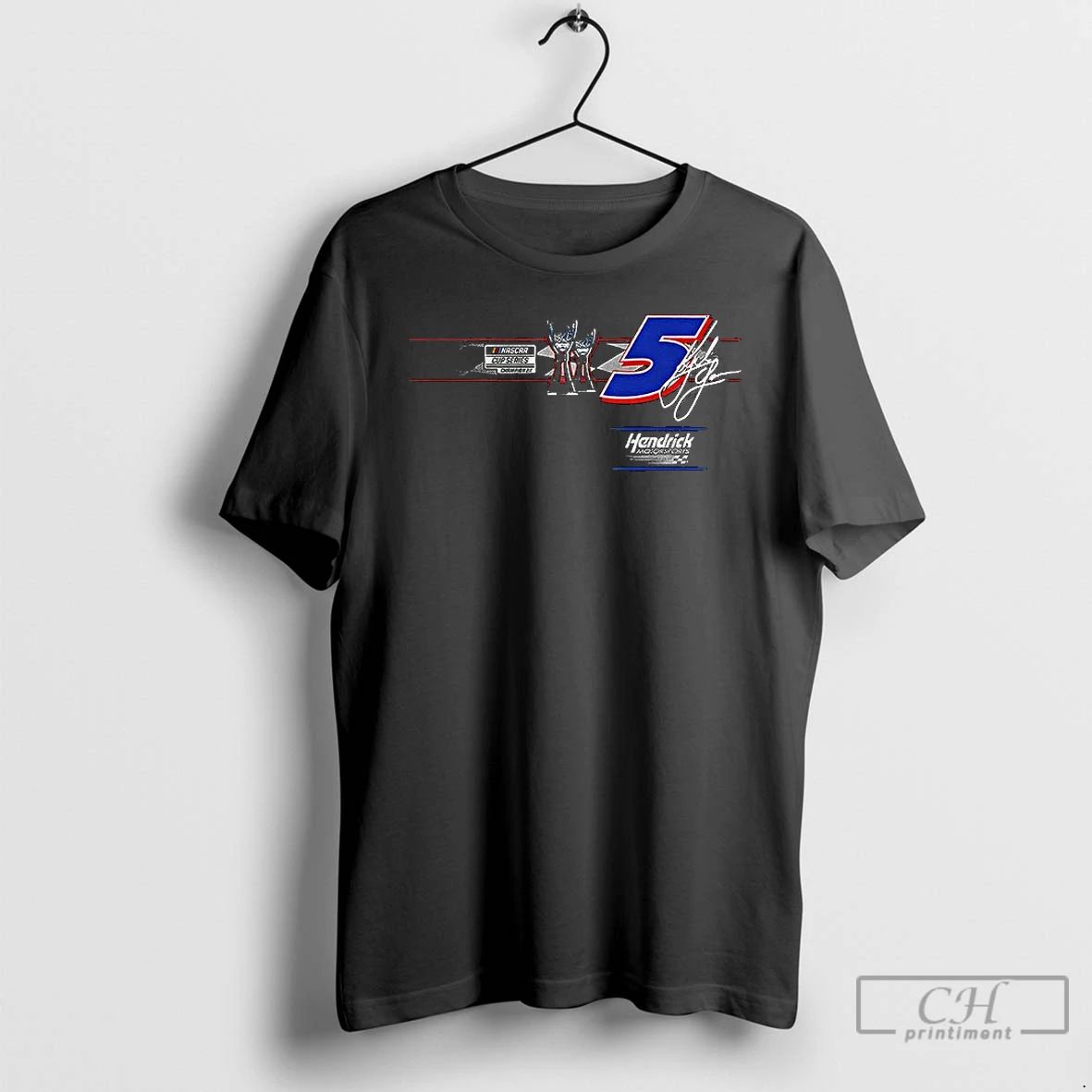 Classic Kyle Larson Hendrick Motorsports Two Time Nascar Cup Series Champion Car Signature T Shirts