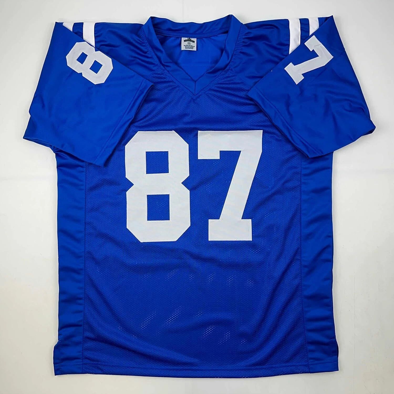 Reggie Wayne Indianapolis Blue Reprint Jersey