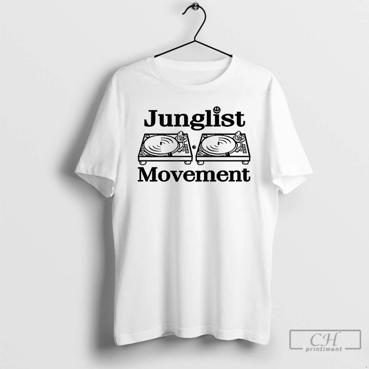 Classic Junglist Movement Turntable Retro T Shirts
