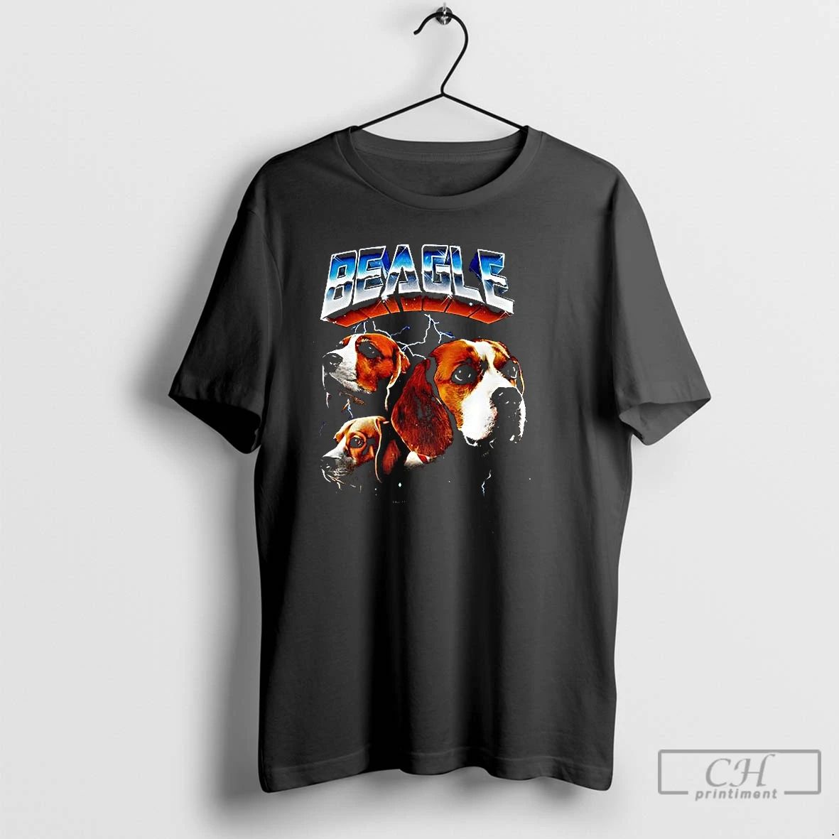 Classic Beagle Dog Lightning T Shirts