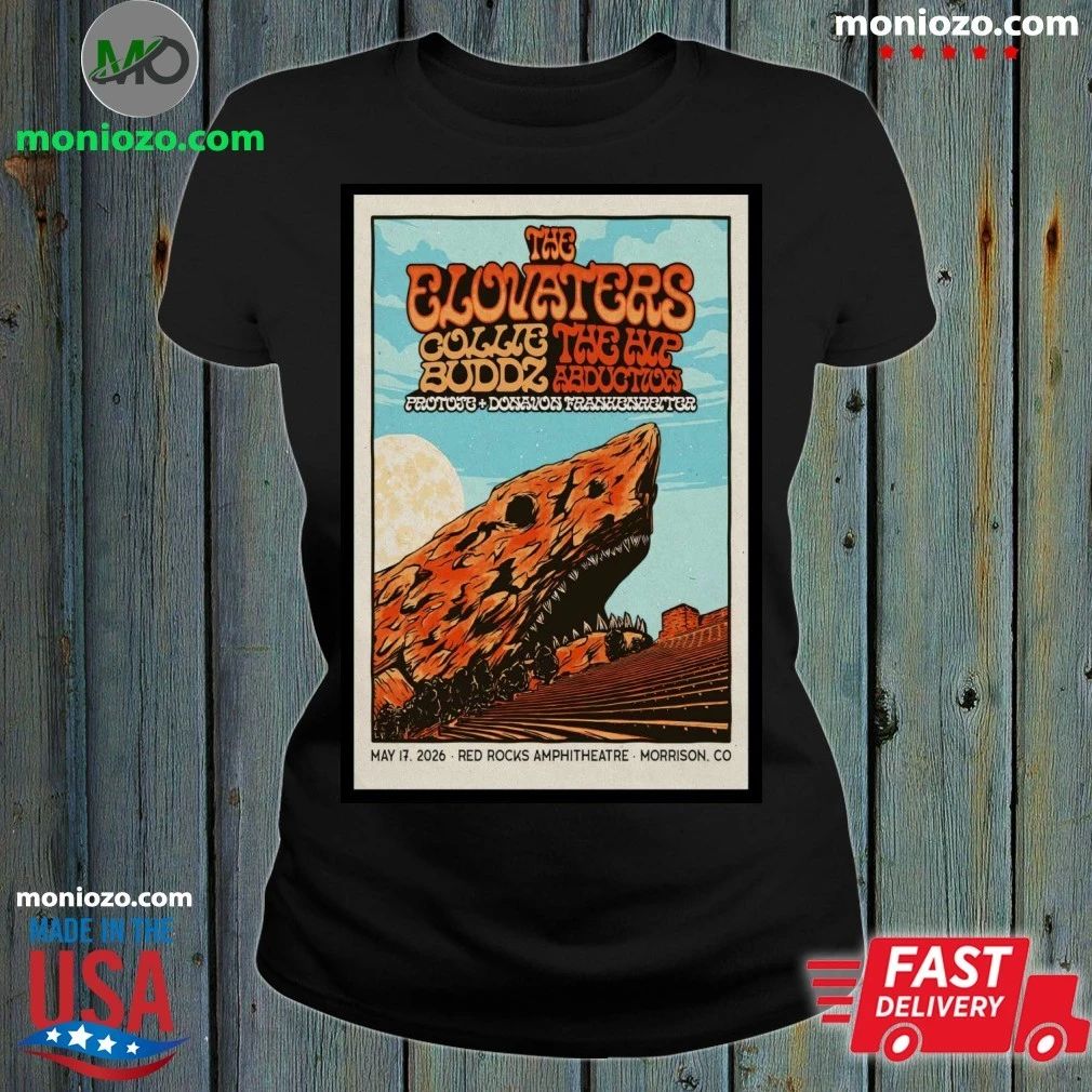 The Elevators Red Rocks May 17, 2026 Tour Poster Shirt