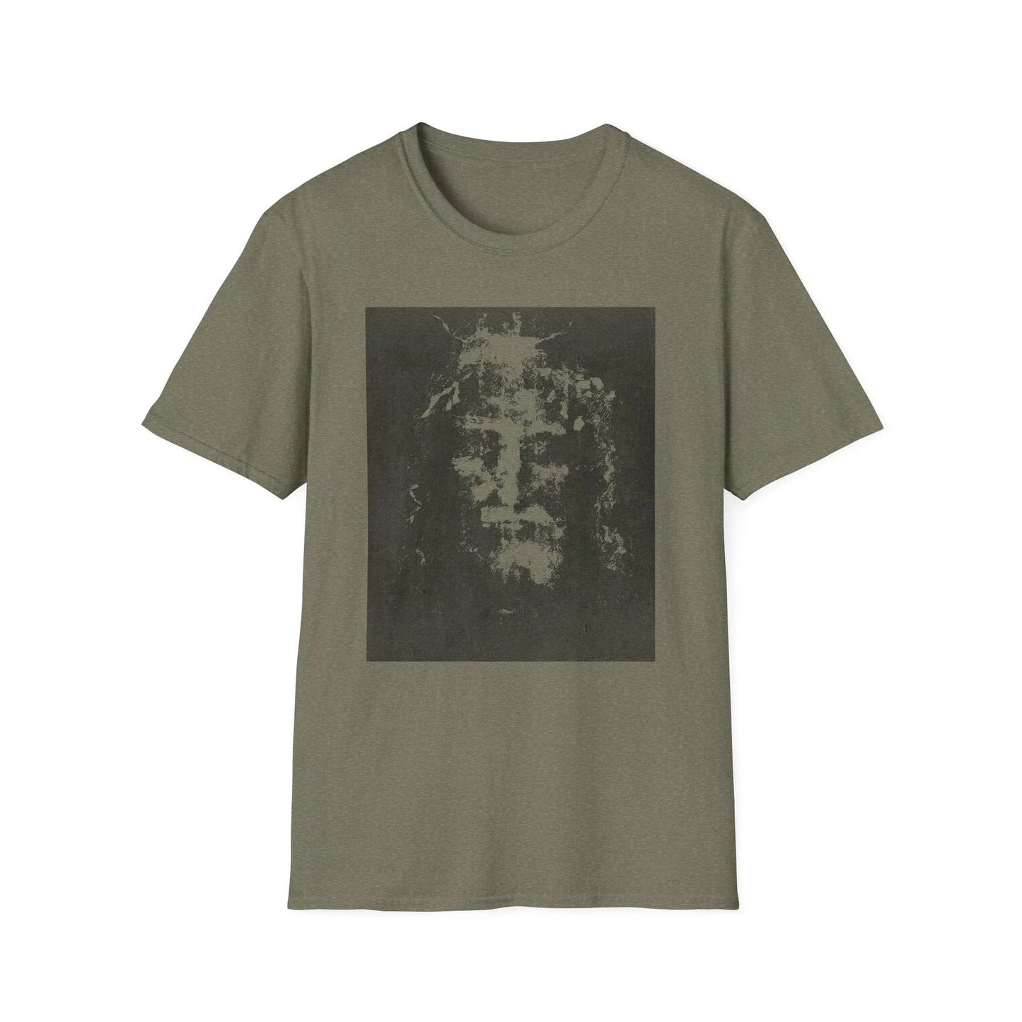 Shroud of Turin Jesus Christ Face Unisex TShirt Christian Faith Tee Shirt