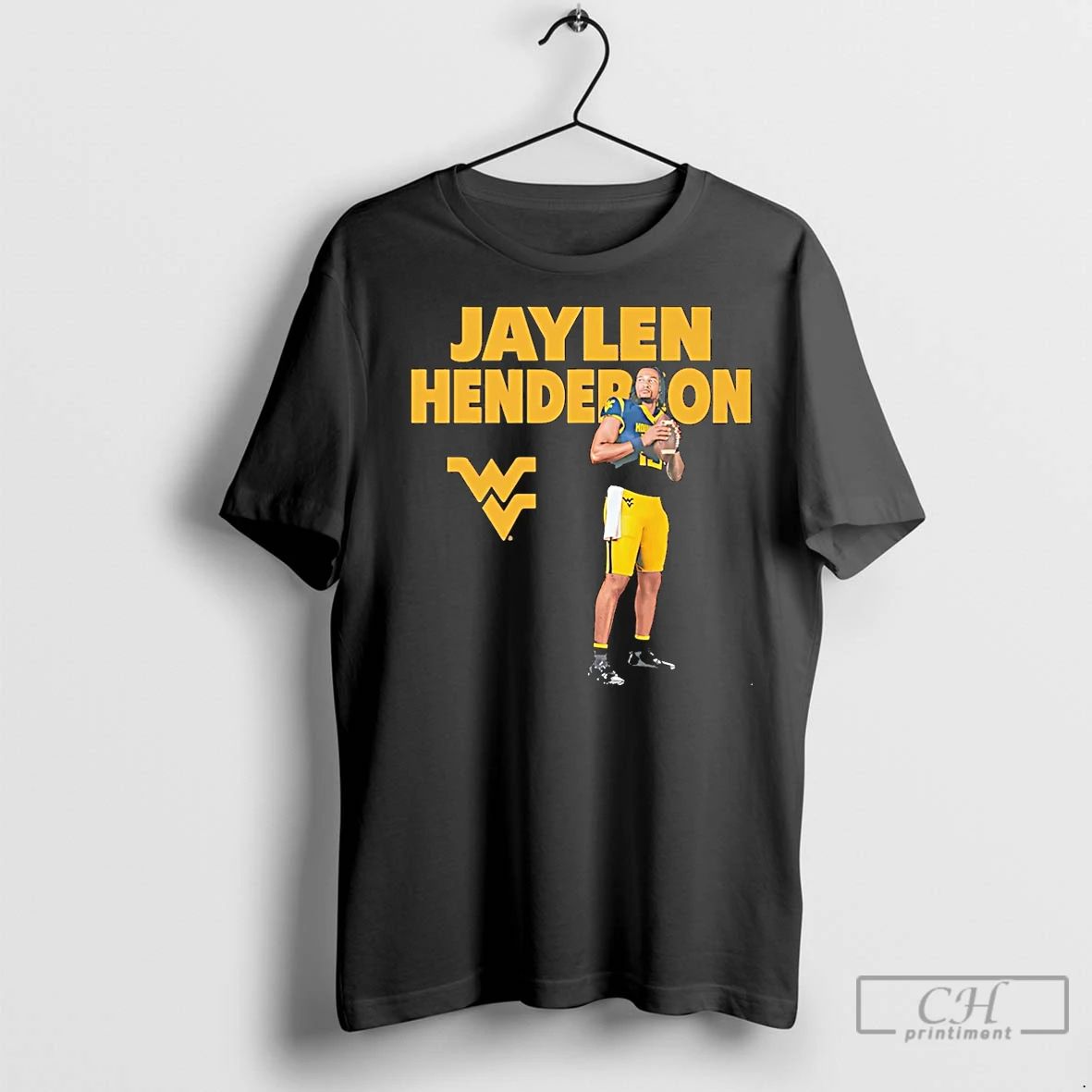 Classic Jalen Henderson West Virginia Mountaineers Vintage Christmas Ornaments