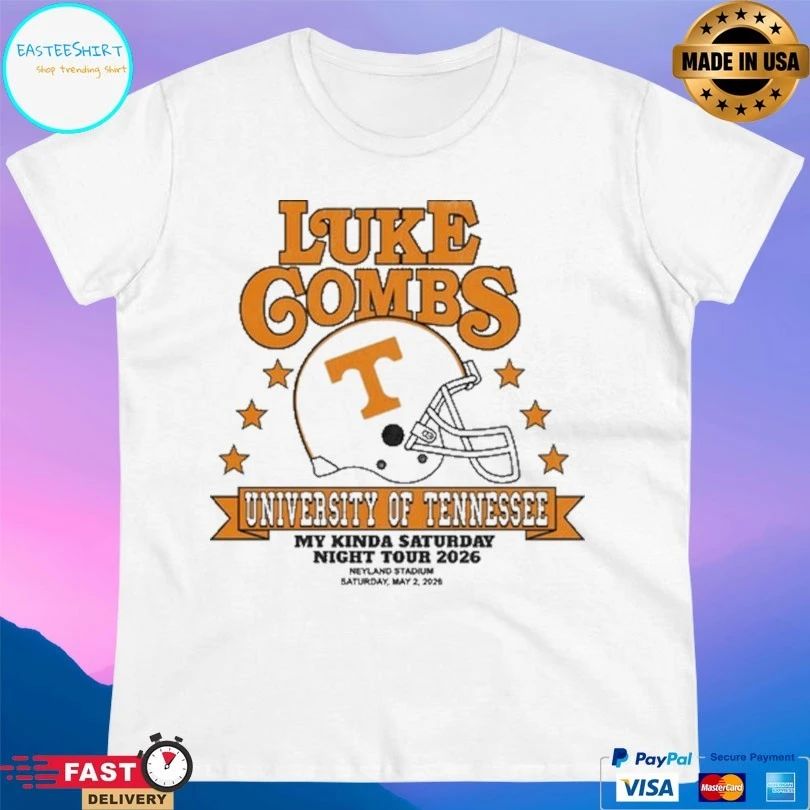 Luke Combs University Of Tennessee My Kinda Saturday Night Tour 2026 Neyland Stadium Saturday May 2 2026 Shirt