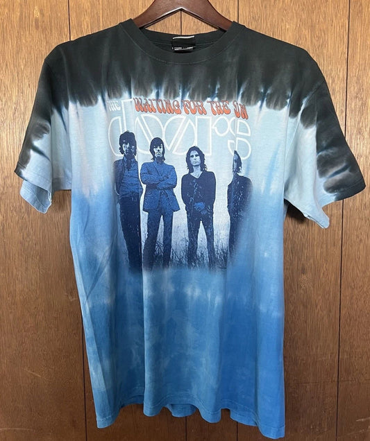 Vintage The Doors Jim Morrison Tie-Dye Tee – Liquid Blue “Waiting for the Sun”
