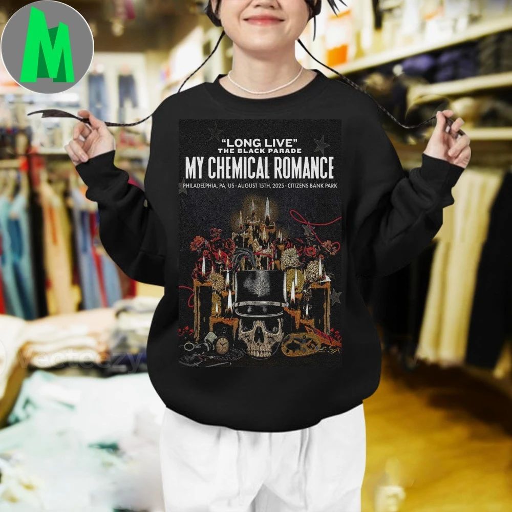 Original Citizens Bank Park 2025 in Philadelphia My Chemical Romance Poster T-Shirt