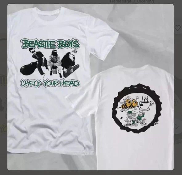 Vintage Beastie Boys Check Your Head 1992 Tour Concert T-shirt