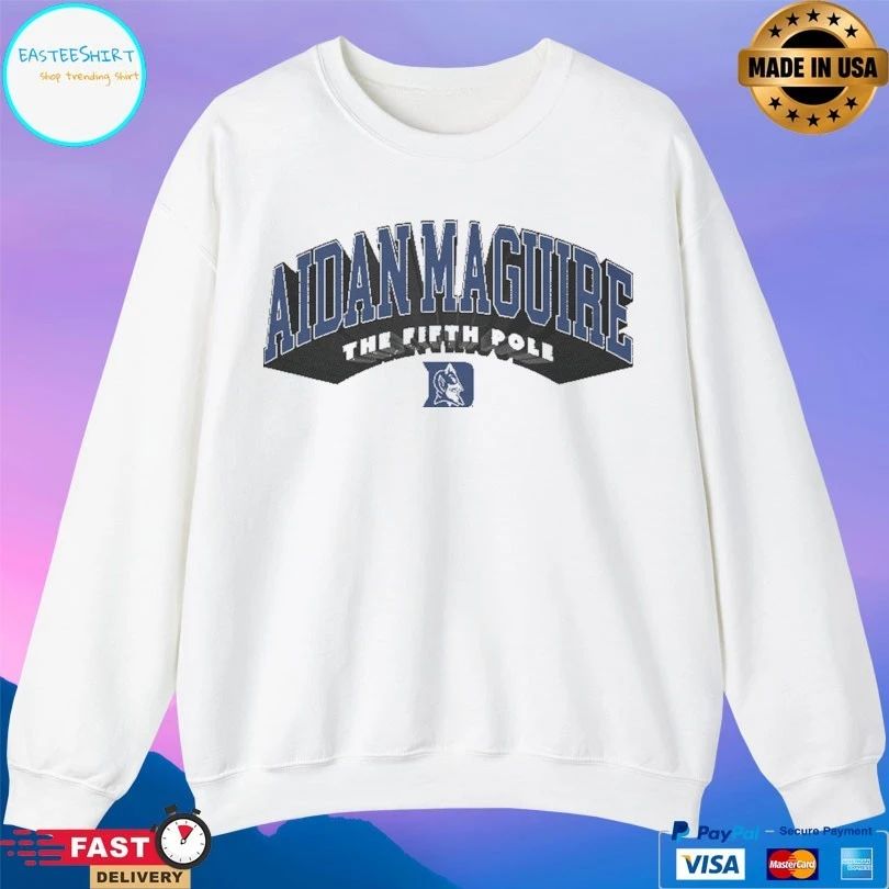 Aidan Maguire Duke Lacrosse The Fifth Pole T-shirt