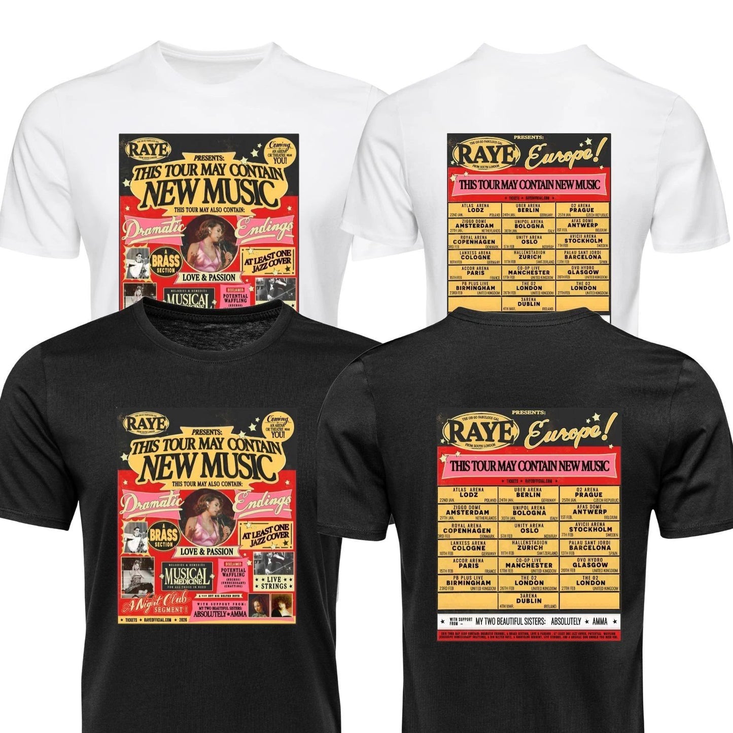Raye T Shirt May Contain New Music Tour  Inspired 2026 kids Adult Unisex Tee Top