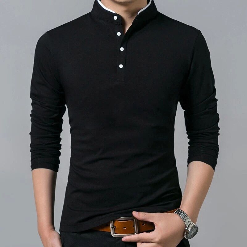 Mejores Camisas Manga Larga Hombre Casual Camisa Ropa Moda Para Hombres Cotton