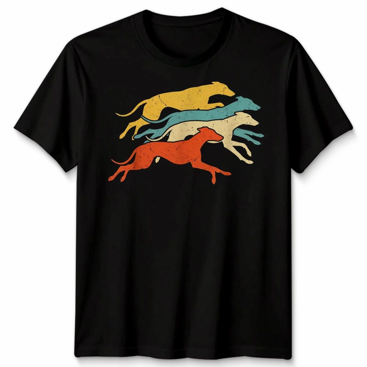 Greyhound Dog Vintage Retro Racer Lover 60s 70s Pet Owner Apparel