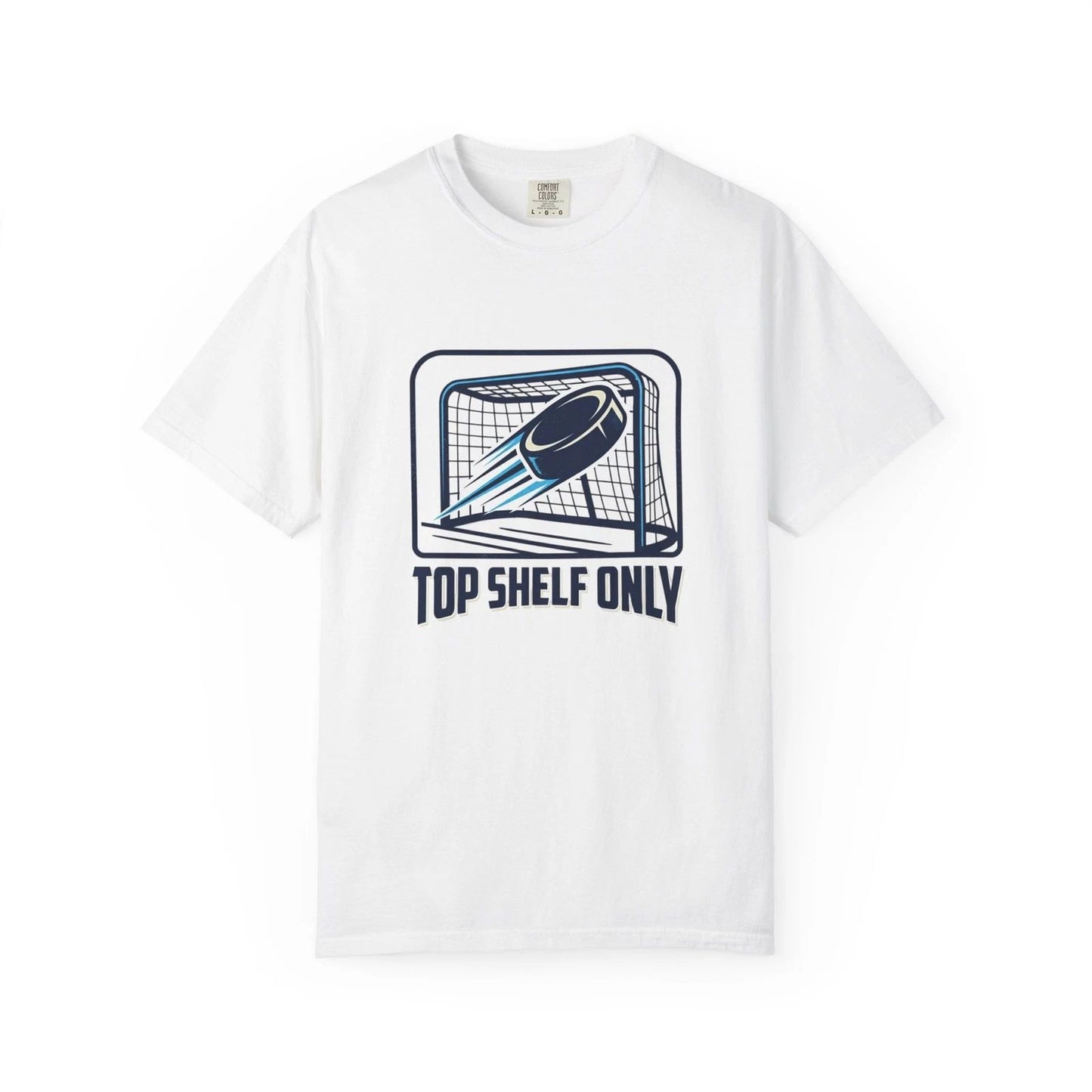 Hockey Shirt Top Shelf Only Hockey - Player Gift Adult Tee Unisex Hockey Apparel