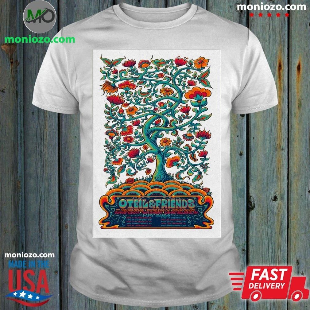 Original Poster Oteil And Friends Tour May 2026 Shirt