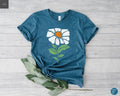 Boho Daisy Flower Botanical Comfort Tee Shirt Nature Lover Gift Top