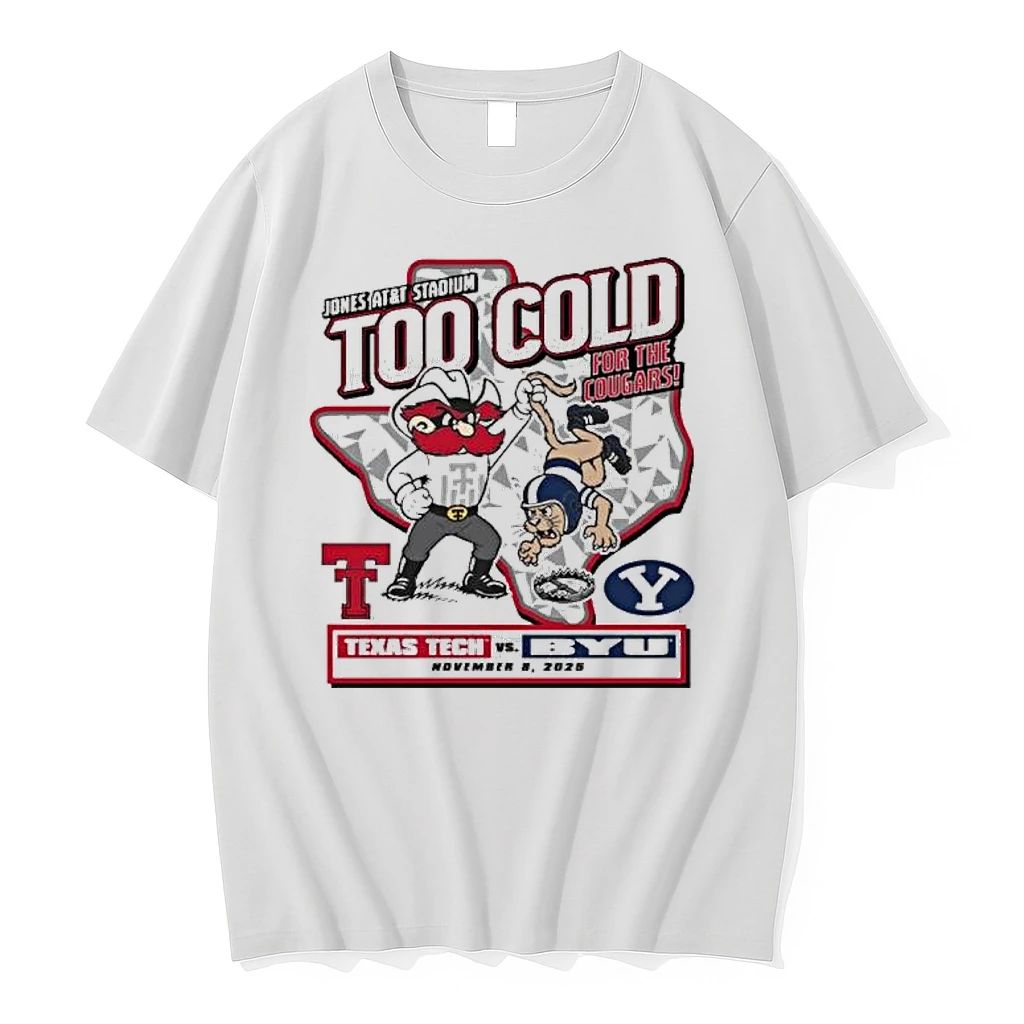 Too Cold Gameday Texas Tech Vs Byu November 8 2025 Tshirts Sweater