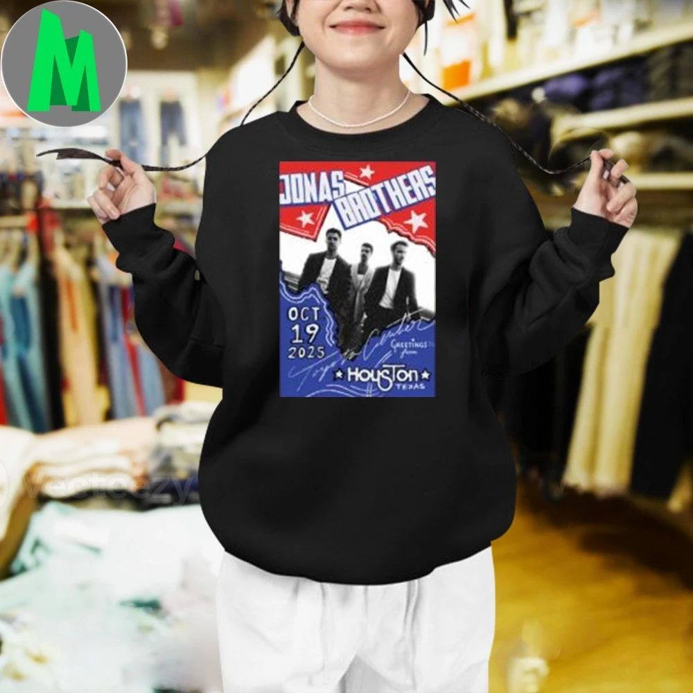 Jonas Brothers Greetings From Your Hometown Houston Tx Shirt