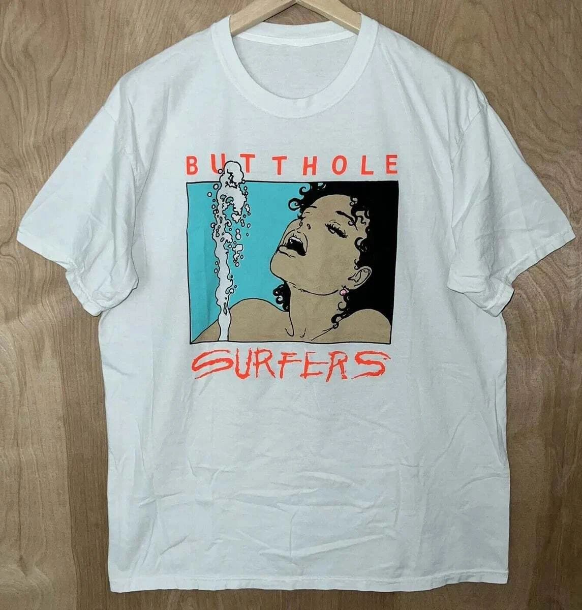 Vtg Butthole Surfers Band For Fans Cotton White Full Size Men Women Shirt