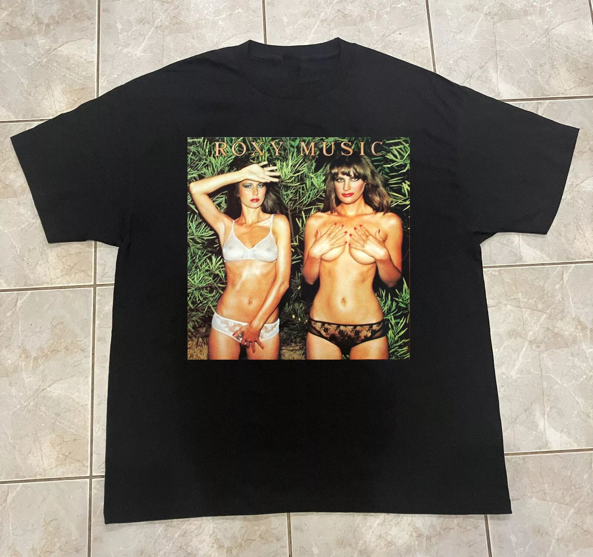 ROXY MUSIC Band Album COUNTRY Life  T Shirt Full Size S-5XL SS674