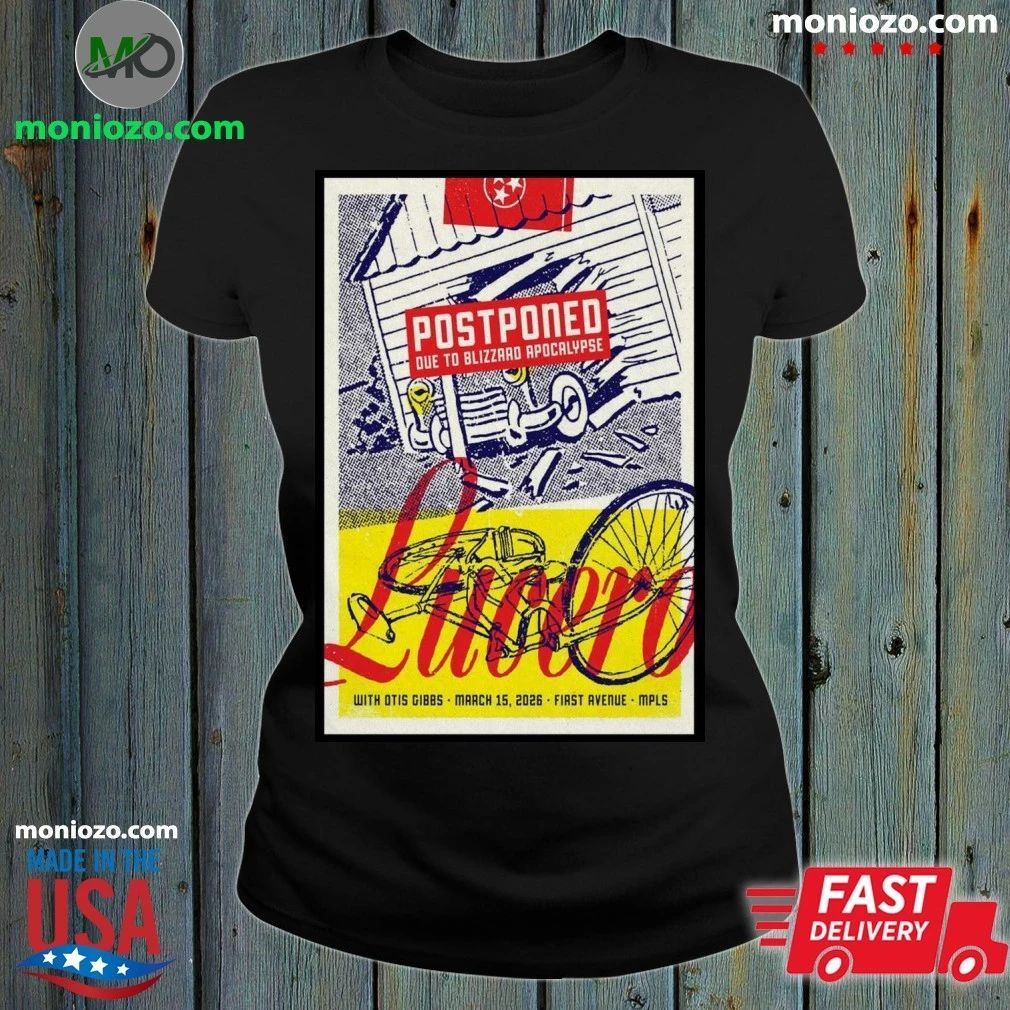Original Poster LUCERO March 15, 2026 First Avenue Shirt