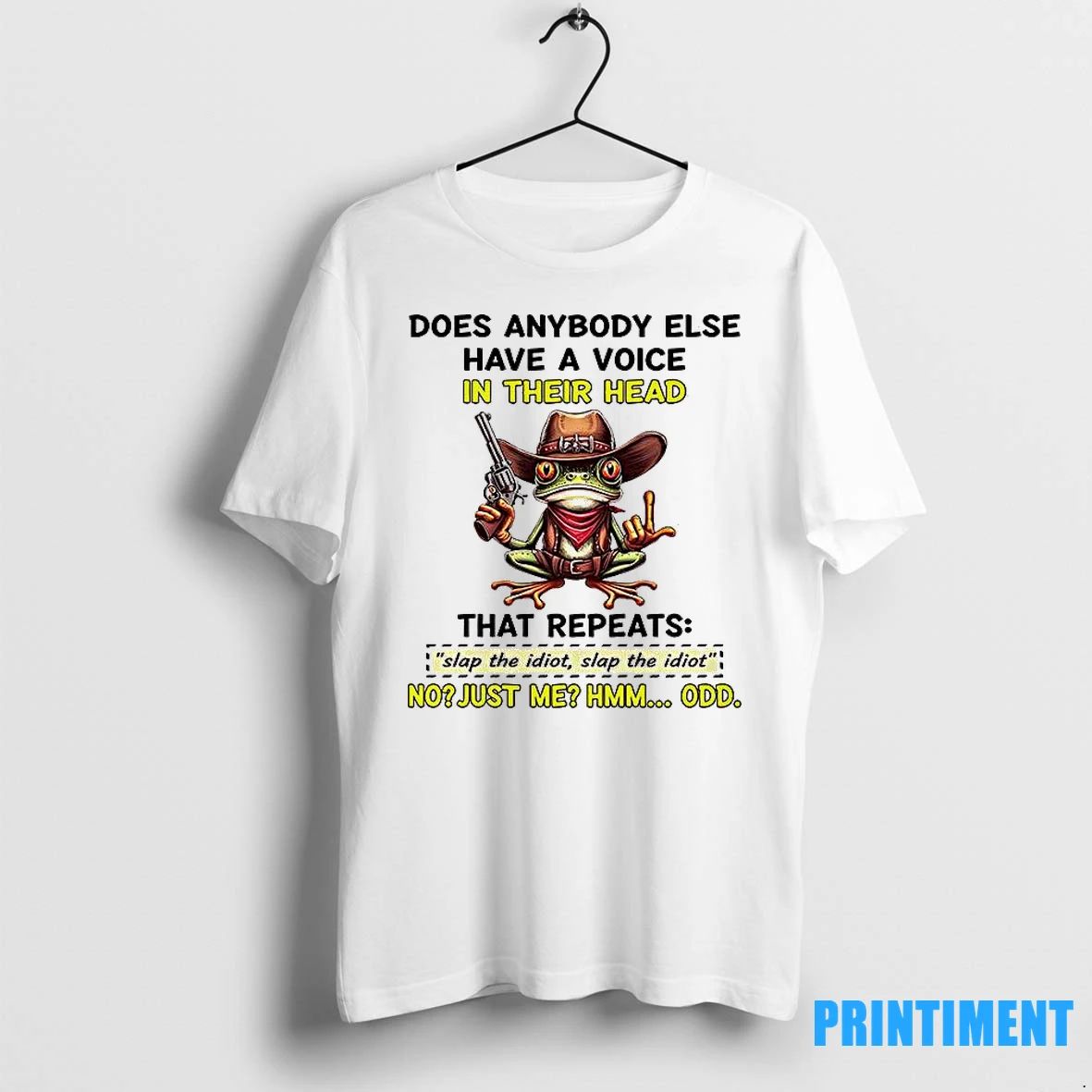 Cowboy Frog Does Anybody Else Have A Voice In Their Head Tshirts Sweater