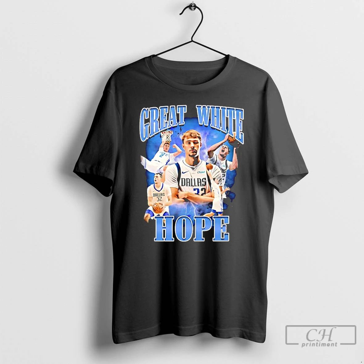 Classic Dallas Mavericks Cooper Flagg Great White Hope T Shirts