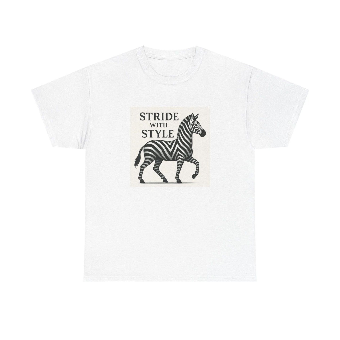 Unisex Adult T Shirt Zigzag Zebra Modern Chic
