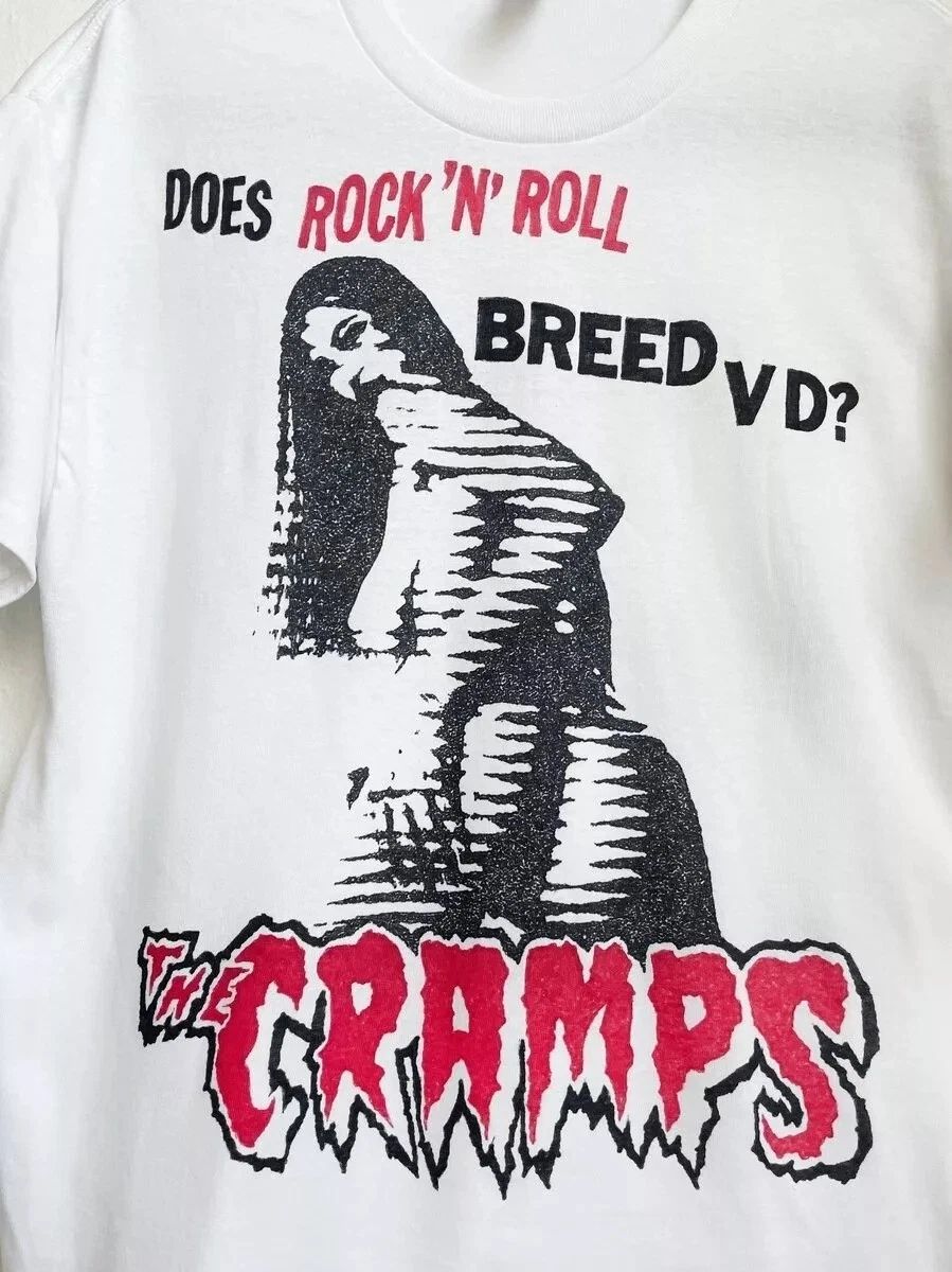The Cramps Band Shirt,The Cramps Classic Style White T-shirt Unisex S-5XL