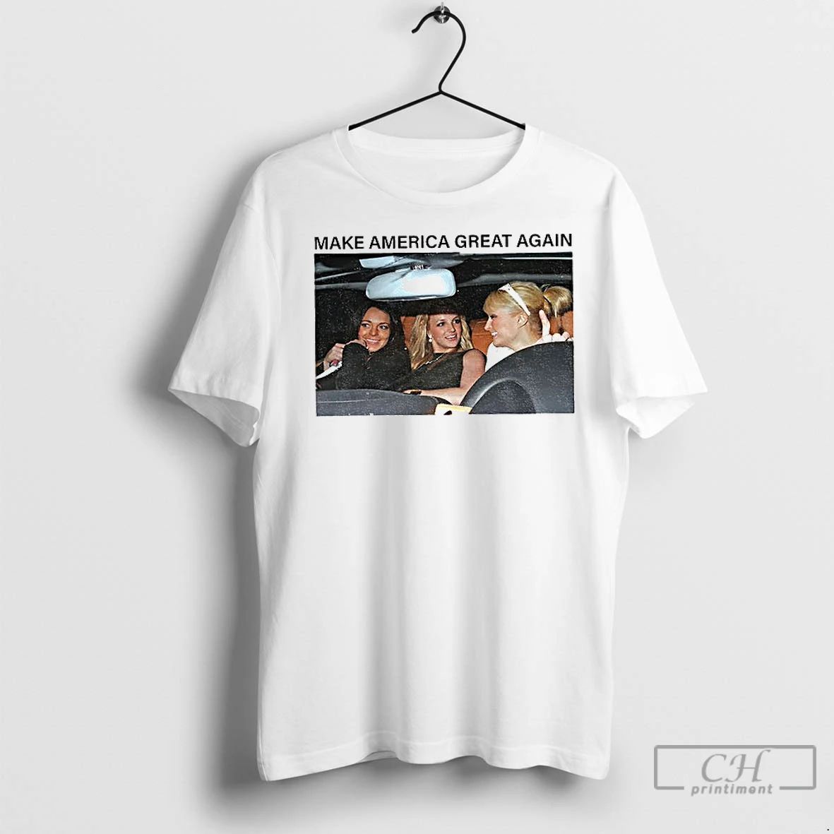 Premium Paris Hilton Lindsay Lohan Britney Spears Make America Great Again Photo