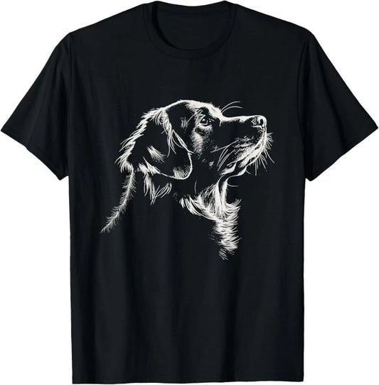 Golden Retrievers Dog Portrait Adorable Pets Animal Lovers T-Shirt , Unisex Tees