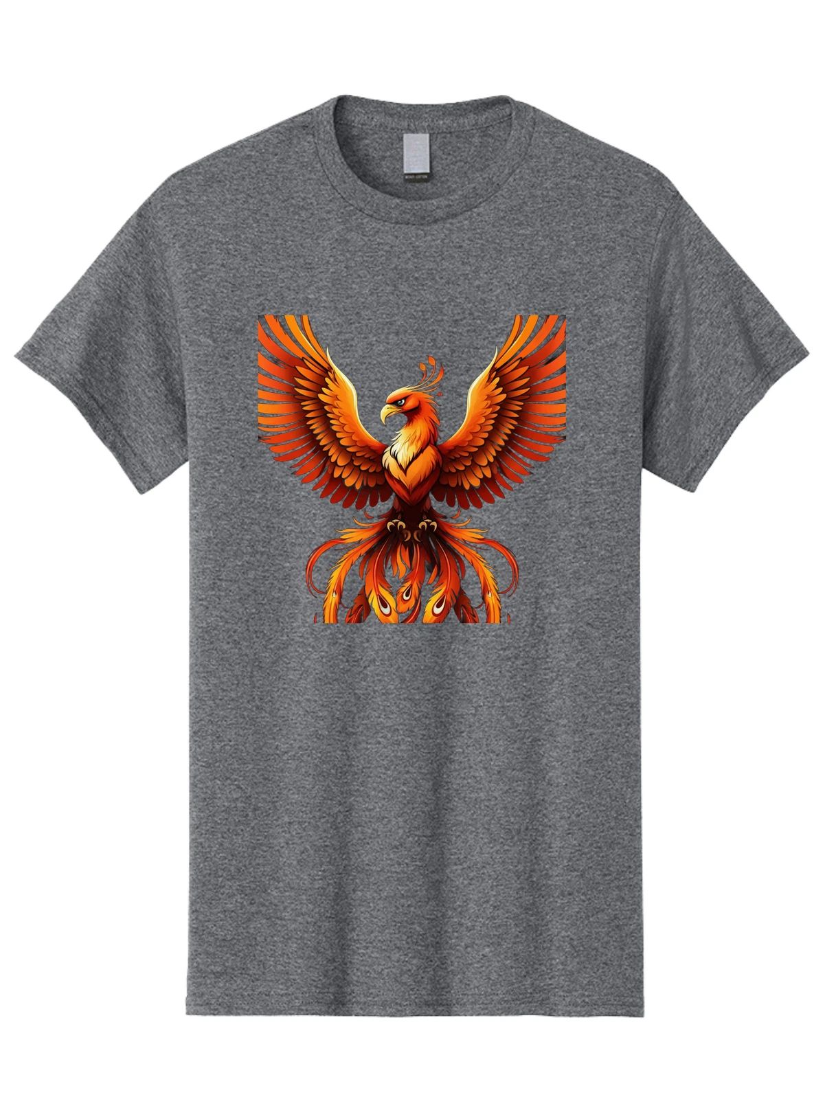Phoenix-6 Mens Graphic Tee, 100% Cotton, Casual Summer Wear