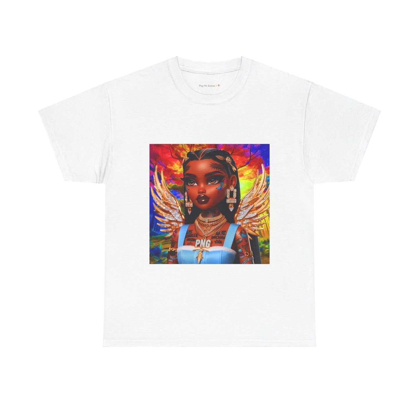 Fantasy American Beauty Tee, Magical Nature Scene Tshirt, Unicorn Shirt,