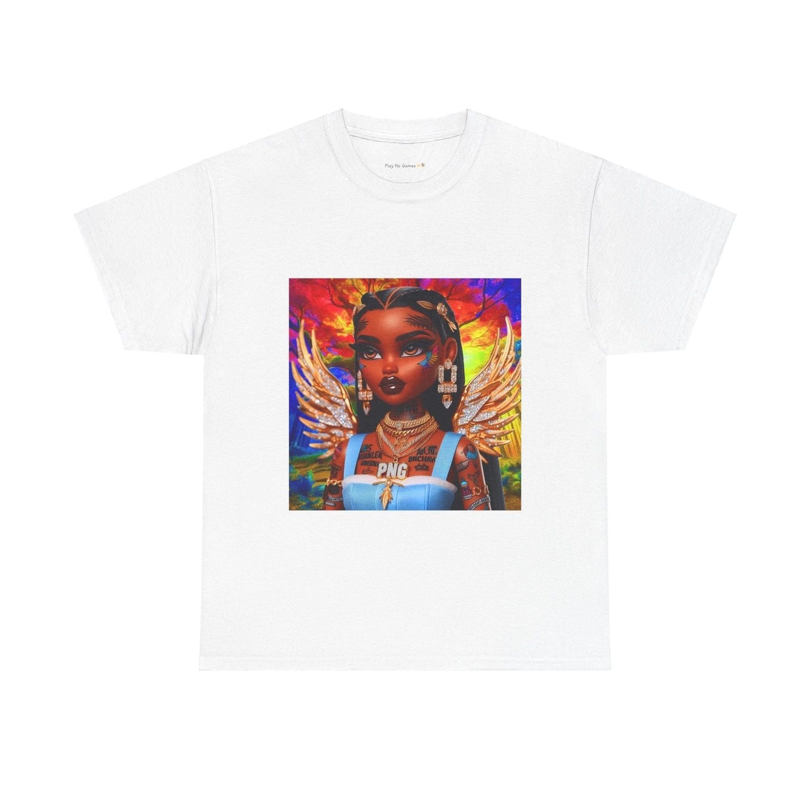 Fantasy American Beauty Tee, Magical Nature Scene Tshirt, Unicorn Shirt,