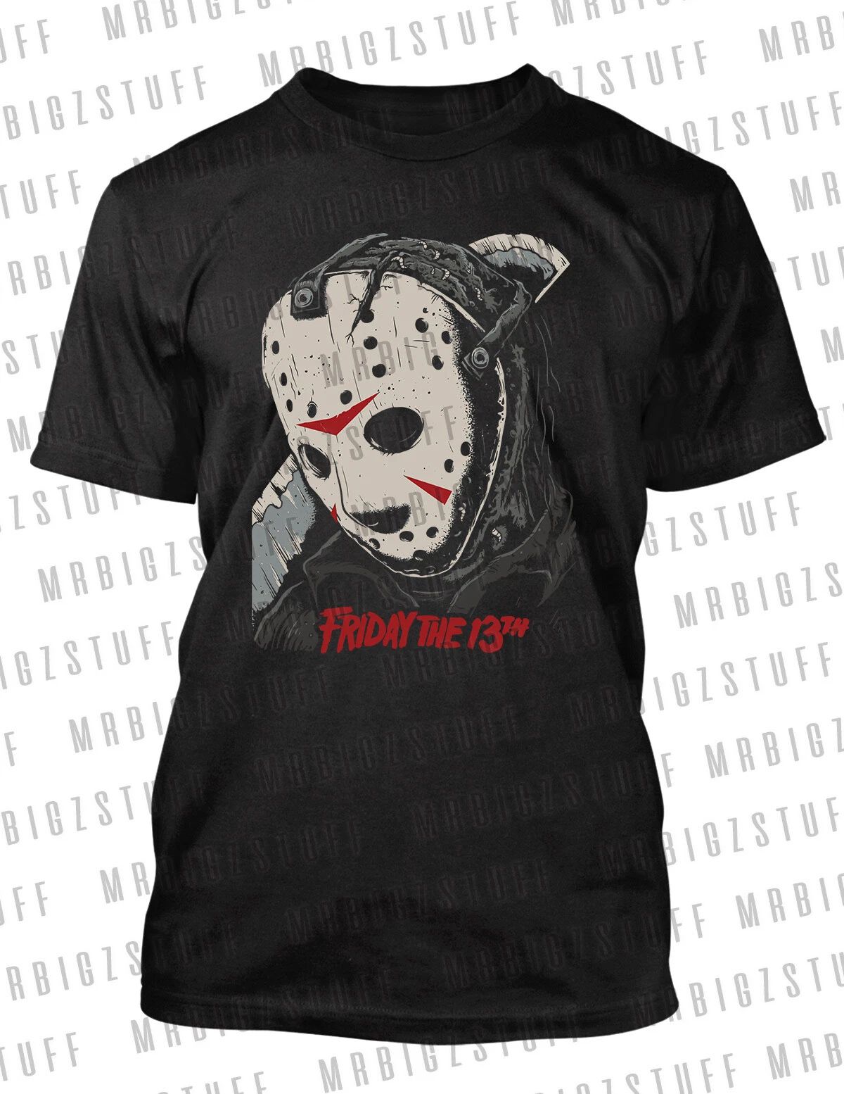 Mens Halloween Night Horror Tee Shirt Jason Graphic Movie Classic T Big Tall