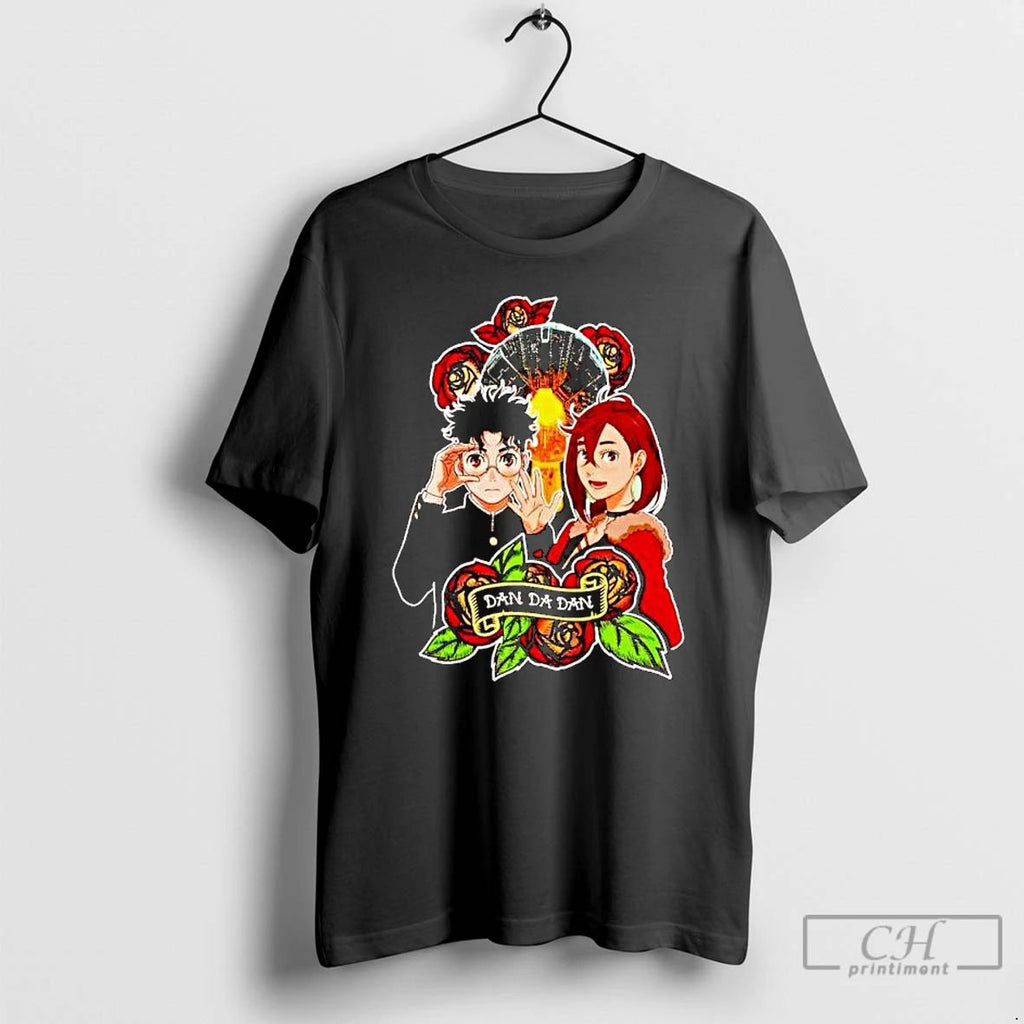 Premium Dandadan Okarun Momo Tattoo Art Ornaments T Shirts
