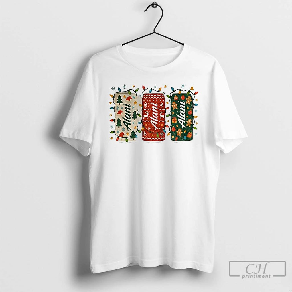 Classic Christmas Energy Drink Can Snowman Merry Christmas 2025 T Shirts