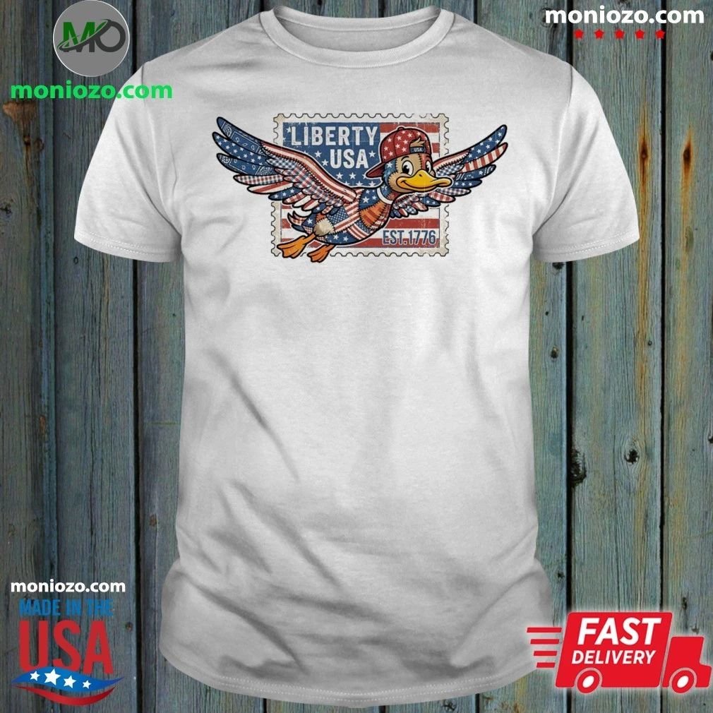Original Mallard Duck 4th Of July Duck Liberty USA Shirt