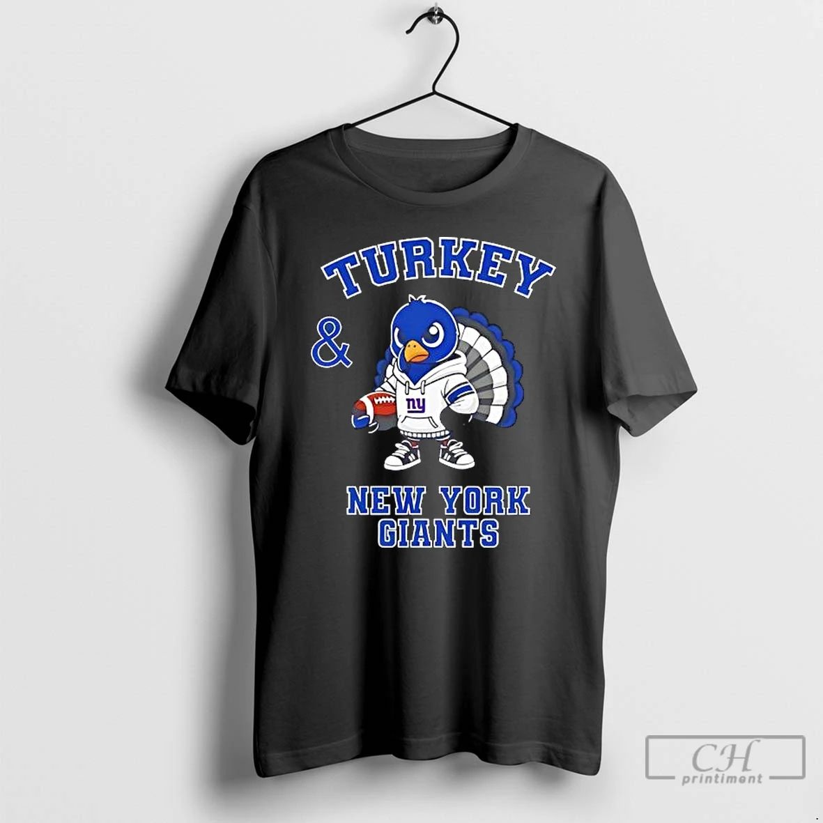 Premium Turkey New York Giants Thanksgiving T Shirts
