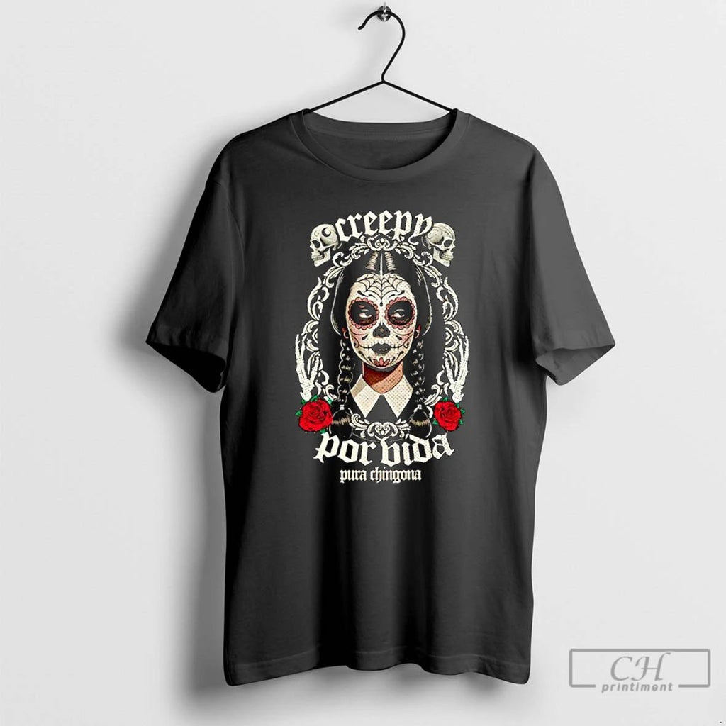 Premium Creepy Por Vida Los Muertos Ornaments T Shirts