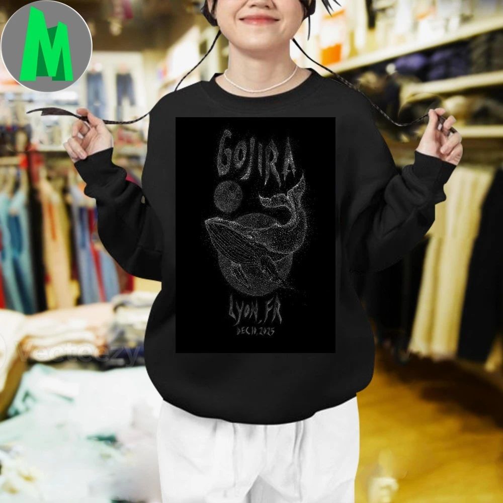 Gojira December 10 2025 At LDLC Arena Show Poster Shirt