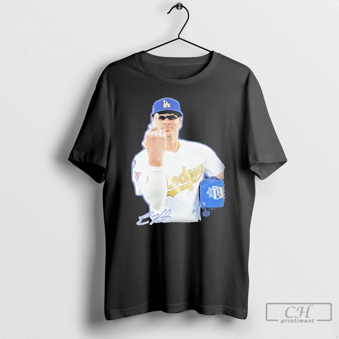 Premium Kike Hernandez Middle Finger T Shirts