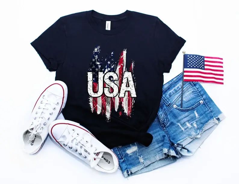 USA American Flag T-Shirt