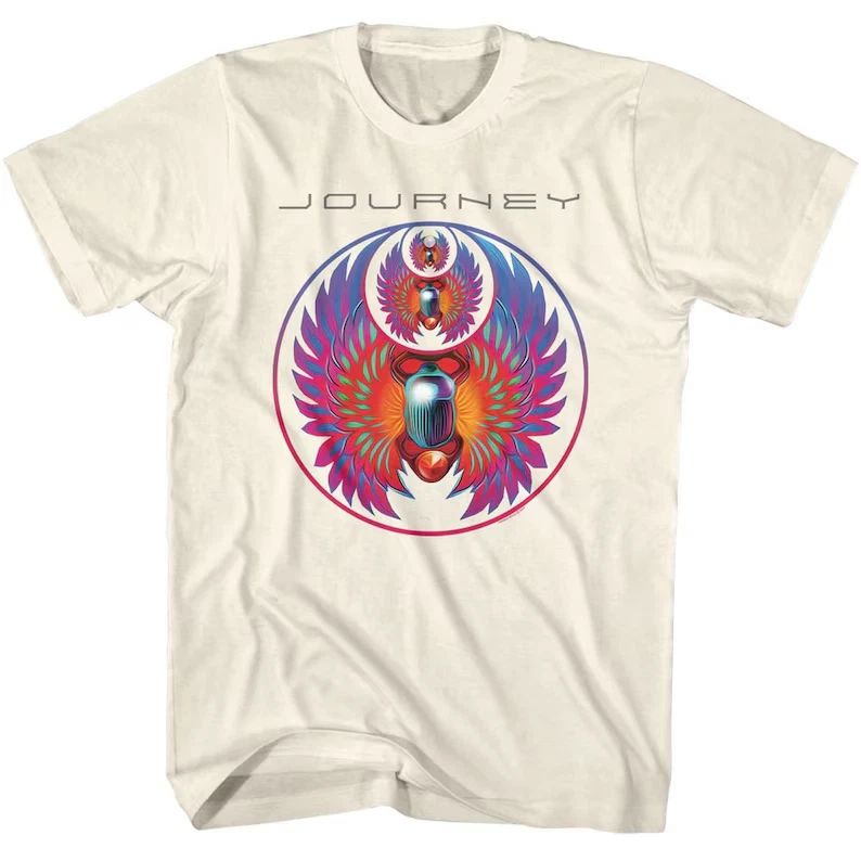 Journey Band Shirt Scarabs Captured Album Vintage Graphic Tee