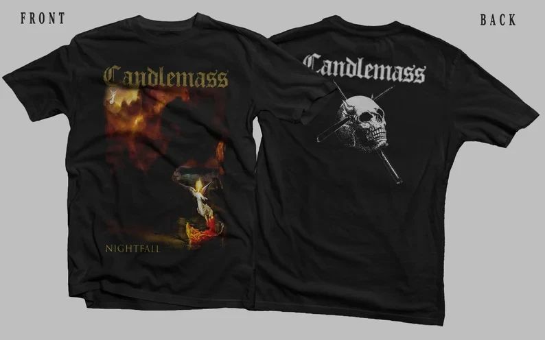 New DTG printed T-shirt - CANDLEMASS