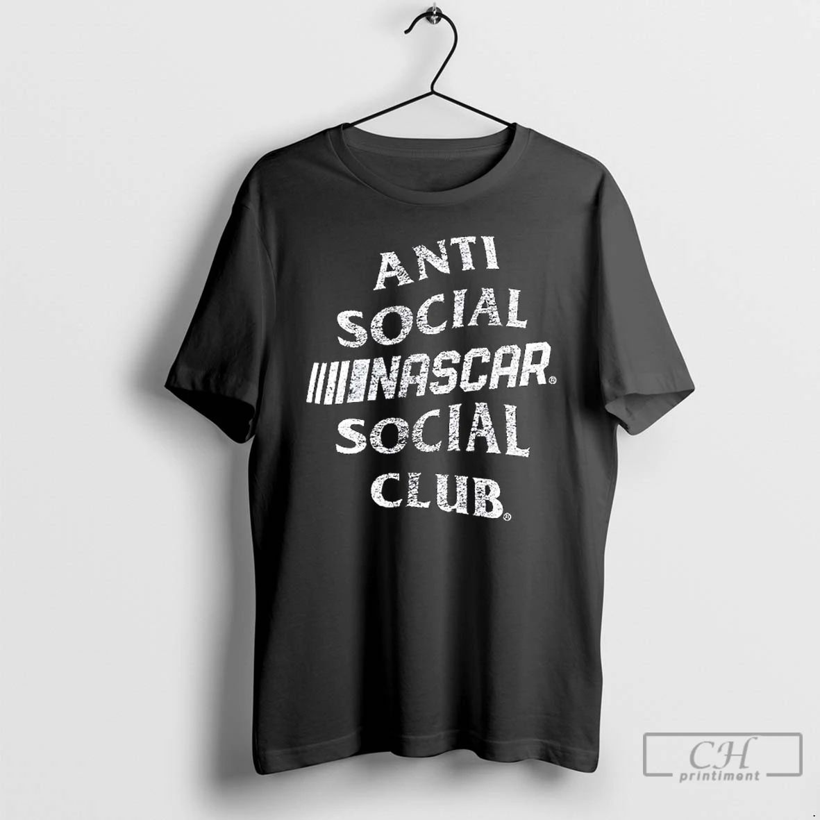 Classic Assc X Nascar Speed Full Anti Social Social Club Logo T Shirts