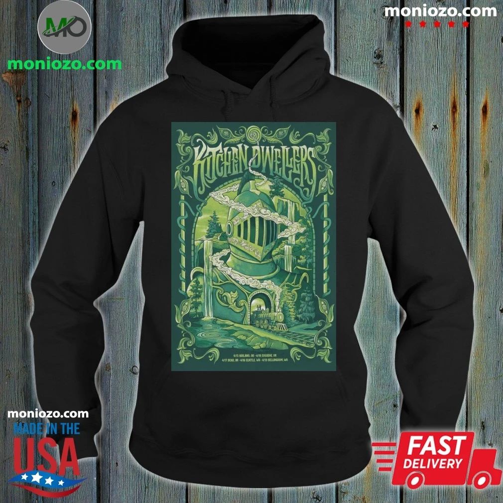 Original Kitchen Dwellers Tour April 2026 Poster Shirt