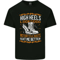 Female Biker Boots Funny Motorbike Mens Light Cotton T-Shirt