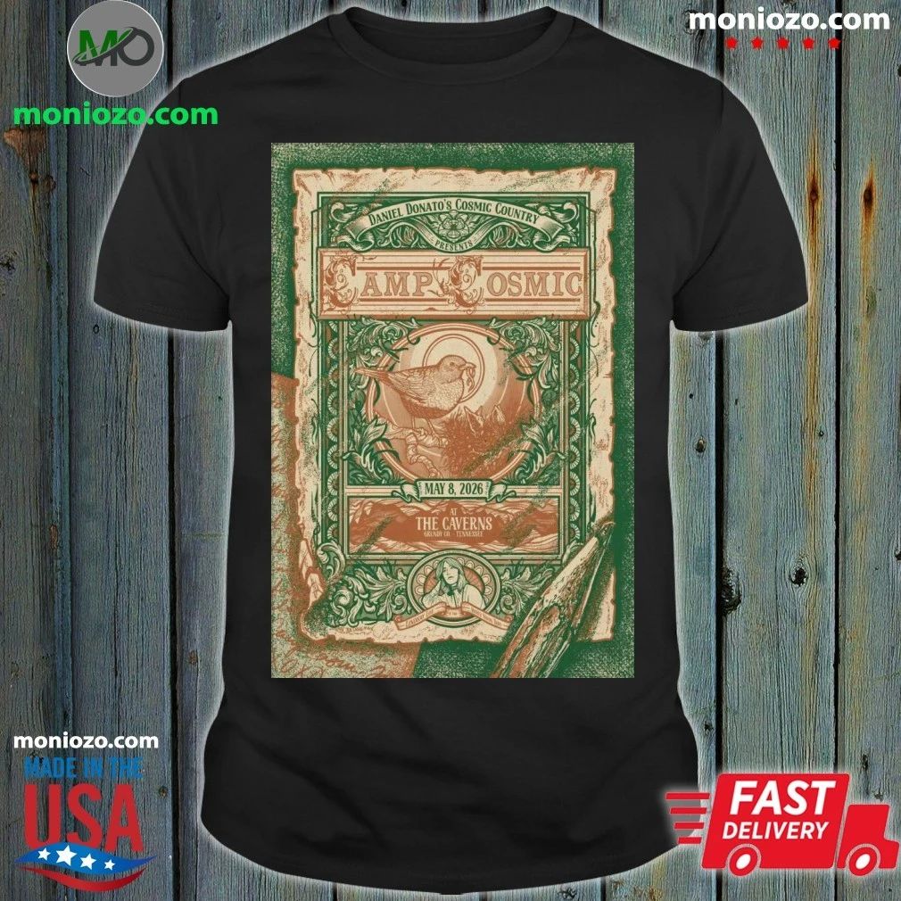 AMP Cosmic May 8 2026 The Caverns, Grundy County TN Poster Shirt